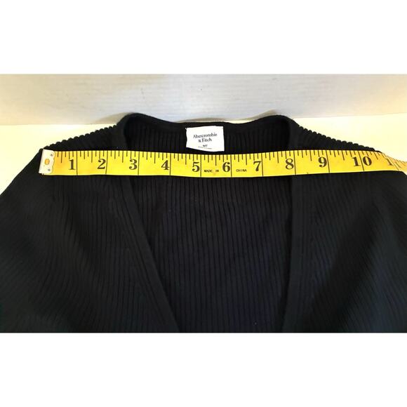 Abercrombie & Fitch Cutout Sweater Dress – Black, Size MT (Fits S) - Picture 8 of 10